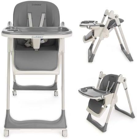Cochildor 3-in-1 Baby High Chair, Foldable High Chair by Cochildor