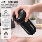 Travigo 4-in-1 Travel Dispenser Bottle Set, TSA Approved, Leak Proof, Reusable - Image 2