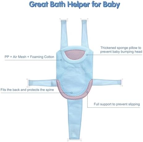 Colorlife Baby Bath Seat Support Net Infant Bathing Seat Support Mat, - Image 4