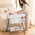 INFANS Baby Changing Table, Folding Diaper Station Portable Nursery Organizer by INFANS