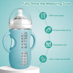 Silicone Sleeves for Avent Natural Glass Baby Bottles, BPA Free, Anti Breakage - Image 2