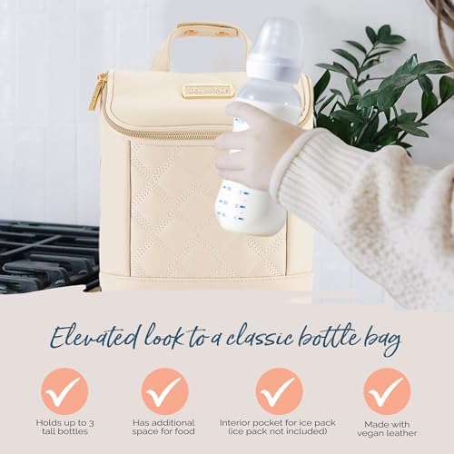 Itzy Ritzy Insulated Bottle Bag, Holds 3 Baby Milk Bottles - Image 3