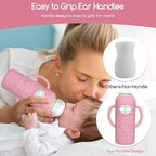 4 Pack Silicone Sleeves for Dr. Brown's Glass Baby Bottles -Drop Protection - Image 3
