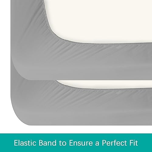 Mini Crib Sheets Waterproof 2 Pack - Image 4