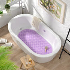 HITSLAM Oval Bathtub Mat Non Slip, 27x15 Inch Bubble Bath Tub Mat - Image 7
