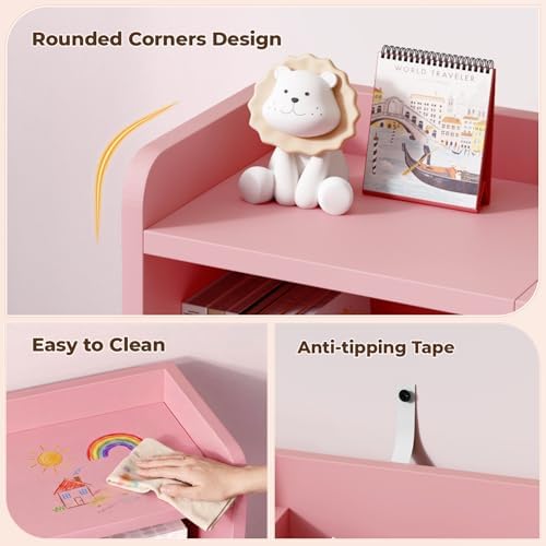Toy Storage Organizer with 6 Cube, Stuffed Animal Storage - Image 5