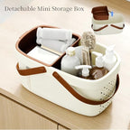 Pulseplay Portable Plastic Shower Caddy Basket - Image 4