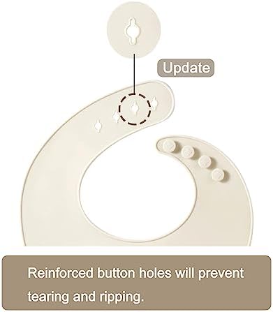 PandaEar 2 Pack Silicone Baby Bibs - Image 4