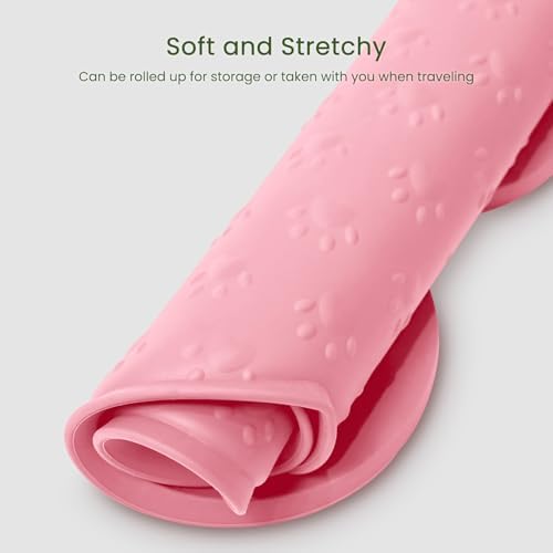 PWTAA Dog Food Mat Anti-Slip Silicone Dog Bowl Mat Thicker Pet Placemat - Image 7