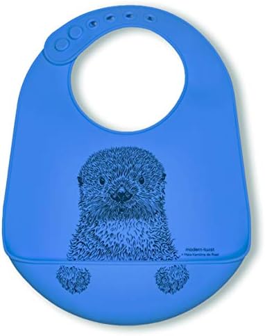 modern-twist Bucket-Bib 100% Food-Grade Silicone, Waterproof and Reusable by ModernTwist