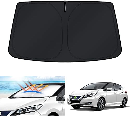 KUST Windshield Sun Shade for 2018-2024 2025 Nissan Leaf Accessories Sunshade by KUST