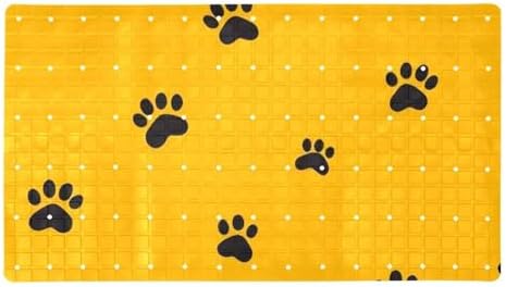 Shower Mat Non Slip, Paw Pattern Anti Slip Bath Mat by Anna+Cowper