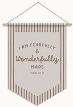 Christian Nursery Decor, I Am Fearfully and Wonderfully Made by Unknown