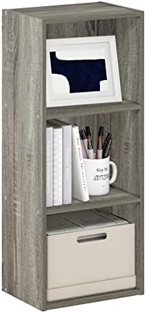 Furinno LUDER Book Shelf, 3-Cube Bookshelf, Bookcase by Furinno-FitsYourSpaceFitsYourBudget