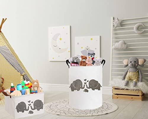 ESSME Baby Laundry Basket, Elephant Hamper，Baby Hamper - Image 2
