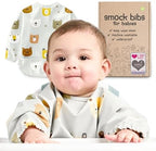 Waterproof Smock Baby Bibs for Eating by Nombear