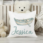 Custom Baby Boy Minky Crib Bedding Set, Airship Bedding 3 Pcs Set - Image 7