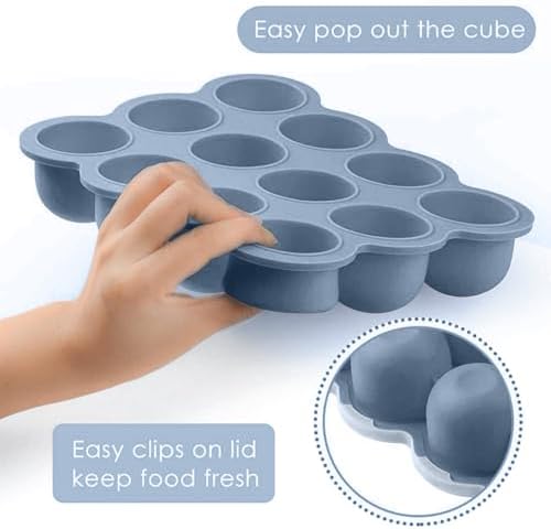 Samuelworld Baby Food Storage Container, 12 Portions x 2.5oz - Image 3