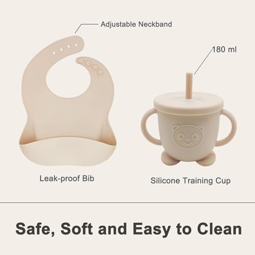 Silicone Baby Feeding Set | Baby Led Weaning Supplies Includes Suction Bowls - Image 4