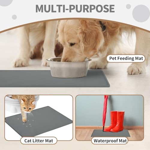 WePet Non-Slip Waterproof Pet Feeding Mat, 20x12 Inch - Image 4