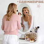 YOPCDJ 3PCS Clear Toiletry Bag, TSA Approved Travel Makeup Pouch - Image 5