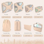 Shacke 8 Set Packing Cubes for Travel, Shoe & Toiletry Bags - Image 4