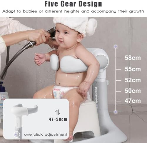 Baby Shower Stand 2025 Upgraded, Baby Bath Support, Shower Standing Support - Image 4