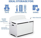 Delta Children MySize Deluxe Toy Box, Bianca White - Image 5