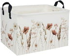 Rectangular Kids Baskets Flower Basket Kids Storage Bins Girls Basket Cute by DDBASKET