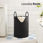 Artfeel Laundry Basket, Woven Cotton Rope Laundry Hamper, 40L - Image 5