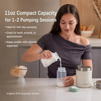 11oz Stainless Steel Breast Milk Cooler, 360° Cooling Gel Ring, 14-Hour Cold - Image 6