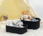 CubesLand Cute and Durable Small Cotton Rope Basket - Image 3
