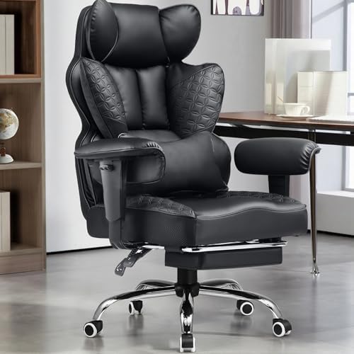 GTPLAYER Big and Tall Gaming Chair 400lbs Heavy Duty Office Chair by GTPLAYER