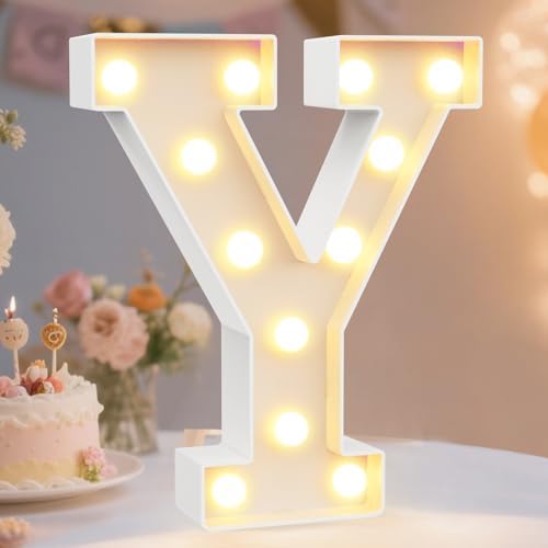 Pooqla LED Marquee Letter Lights Sign, Light Up Alphabet Letter by Pooqla