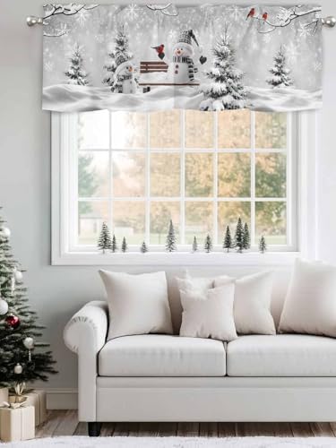 Vandarllin Winter Christmas Valance Curtains - Image 4