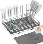 Baby Bottle Drying Rack Organizer Stainless Steel by chilinii