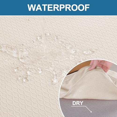 Smiry Waterproof Seat Covers for Dining Room Chairs - Image 3
