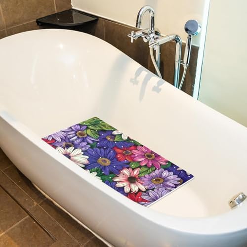 Non Slip Shower Mat Bathtub Mat 15.1x26.8 Inch, Quick Dry Bath Mat - Image 5