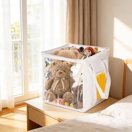 4 Pack Clear PVC Storage Bins - Image 2