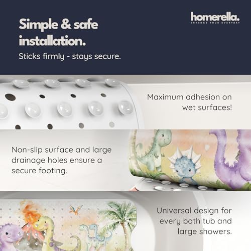 homerella Bathtub Mat Non Slip Kids 40x16 Baby Bath Mat Non Slip Anti Mold - Image 4