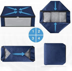 HomeHacks 3-Pack Clothes Organizer Storage Bags, 35L Storage Bins - Image 3