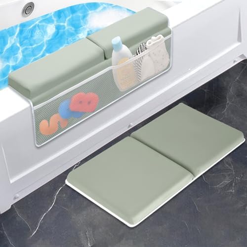 JJGoo Bath Kneeler with Elbow Rest Pad Set, 1.5 inch Kneeling Pad Mat - Image 7
