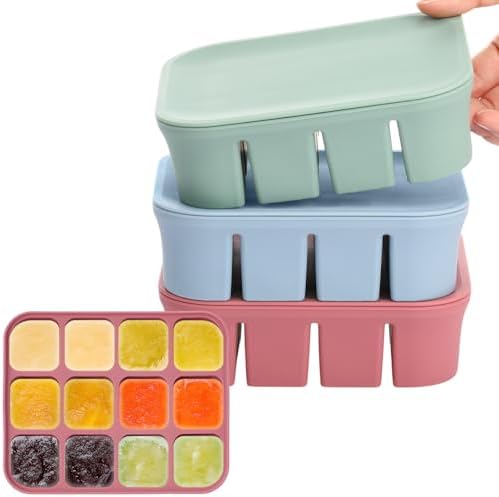 3 Pack Baby Food Freezer Tray by Mimorou