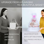 White Cotton Rope Gift Basket - Image 7