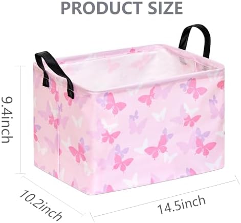 Rectangular Butterfly Storage Basket - Image 2