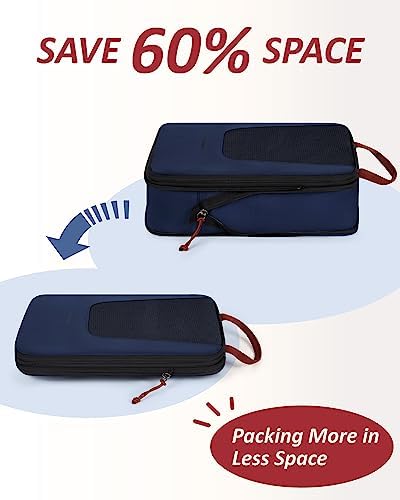 Bagsmart Compression Packing Cubes, Travel Bag Cruise Ship Essentials - Image 4