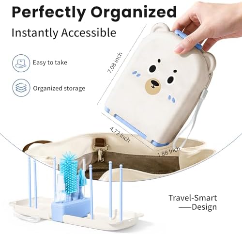 LEQXGO Travel Baby Bottle Cleaner Kit - Image 2