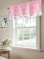 Vandarllin Pink Christmas Valance Curtains - Image 5