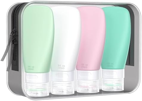 INSFIT Travel Bottles for Toiletries, TSA Approved 3oz Travel Size Containers by INSFITPortableTravelBottles