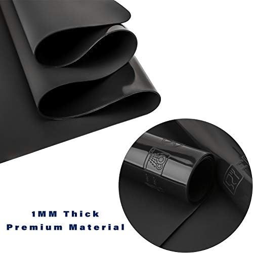 Gartful Black Extra Large Silicone Mat, 23.6 x 15.7 inches Silicone Craft Sheet - Image 6